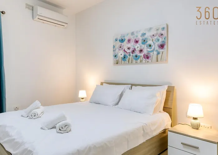 Charming 2br With Private Balcony By 360 Estates Apartament Pietà